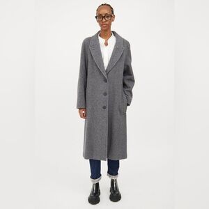 Burberry Grey Wool Coat